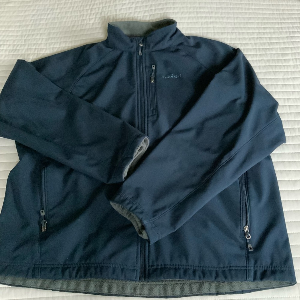 Orvis Trout Bum Navy Zip Up Windbreaker